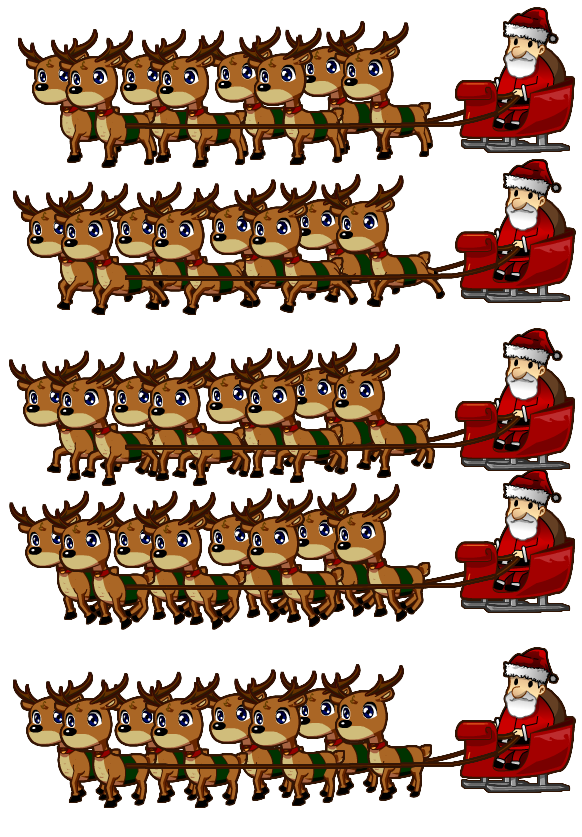 Santa Splits Santa sprite commission by CoolBoysEnt on DeviantArt