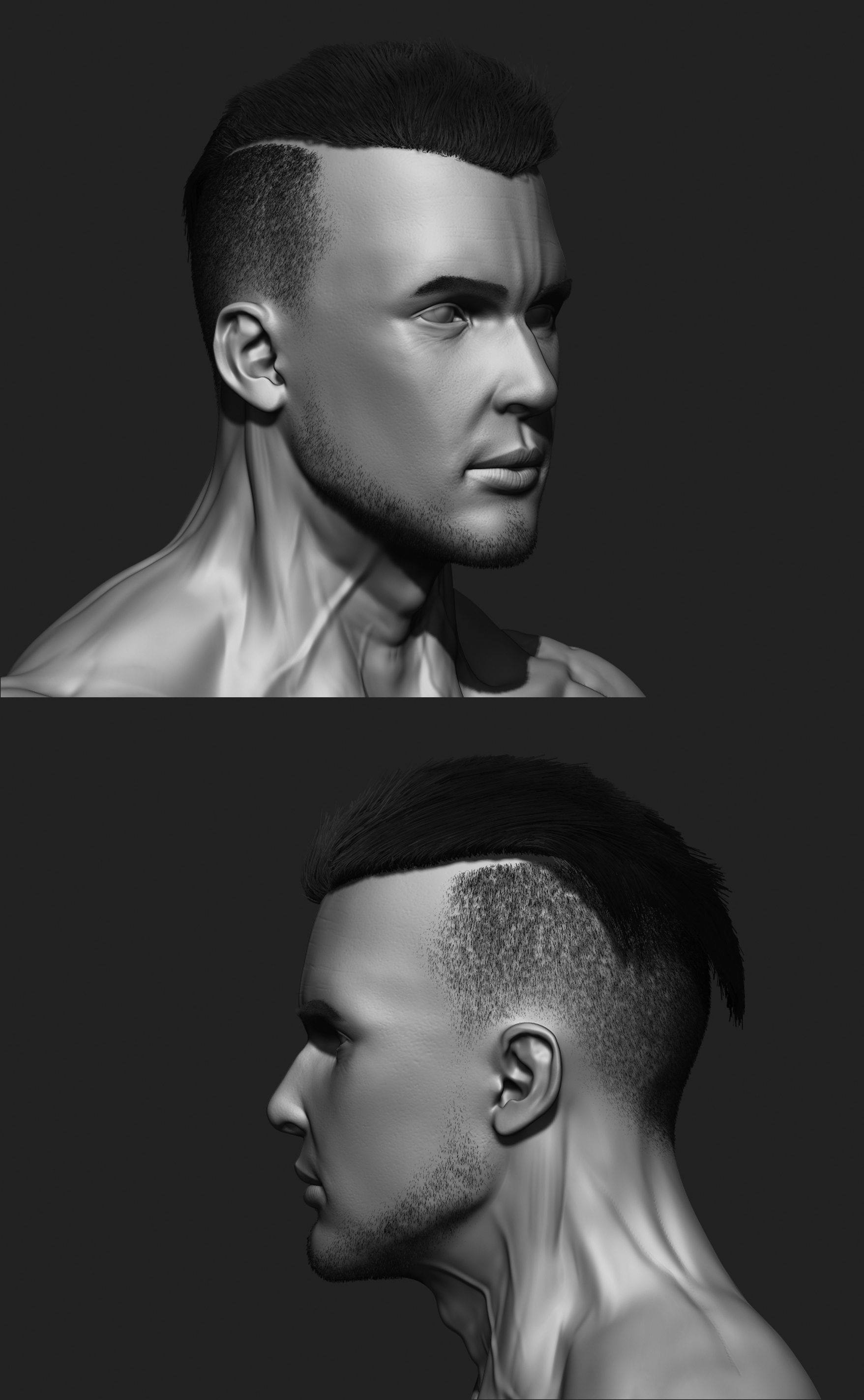 3d model head