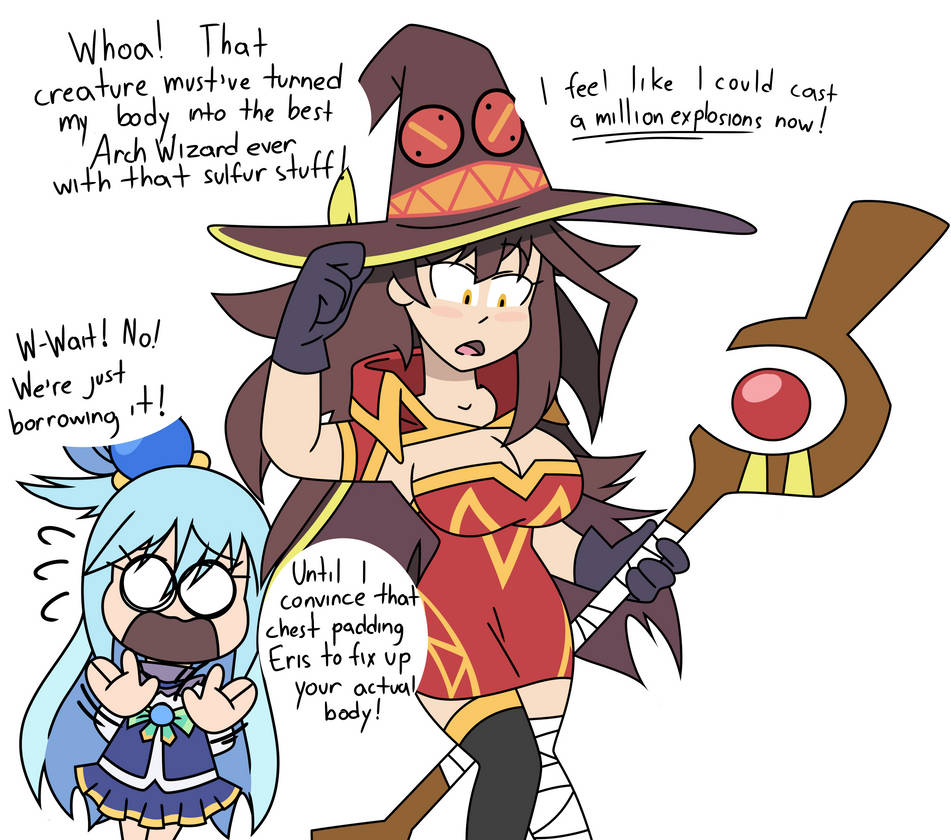 Froot Megumin Megumin goes boom! 4/4 by Dez-A-Sketch on DeviantArt