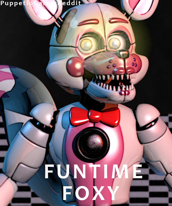 Funtime Foxy - Final Render by Puppetio on DeviantArt