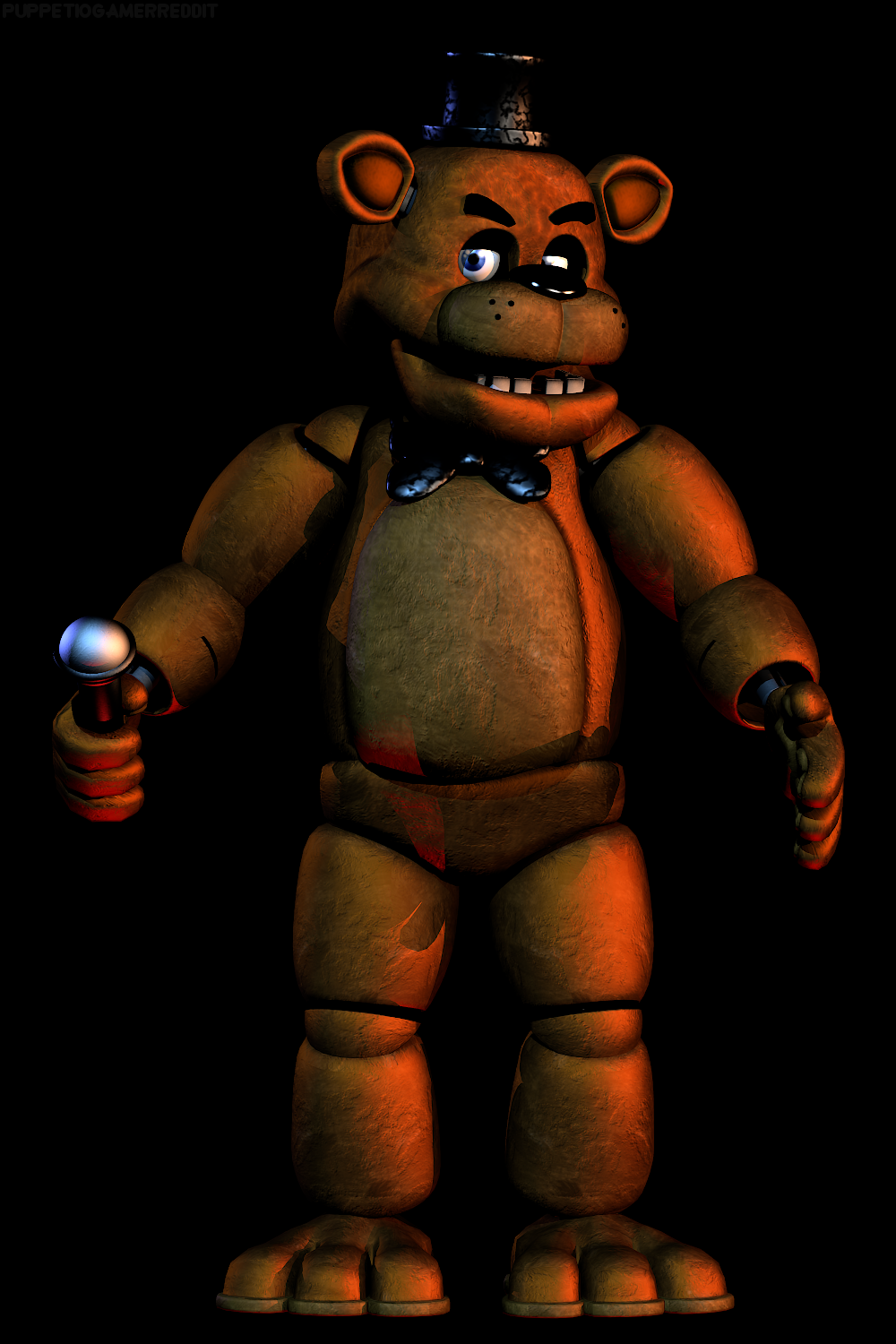 FNAF 1 Freddy Fazbear full body by Ultrabreached on DeviantArt