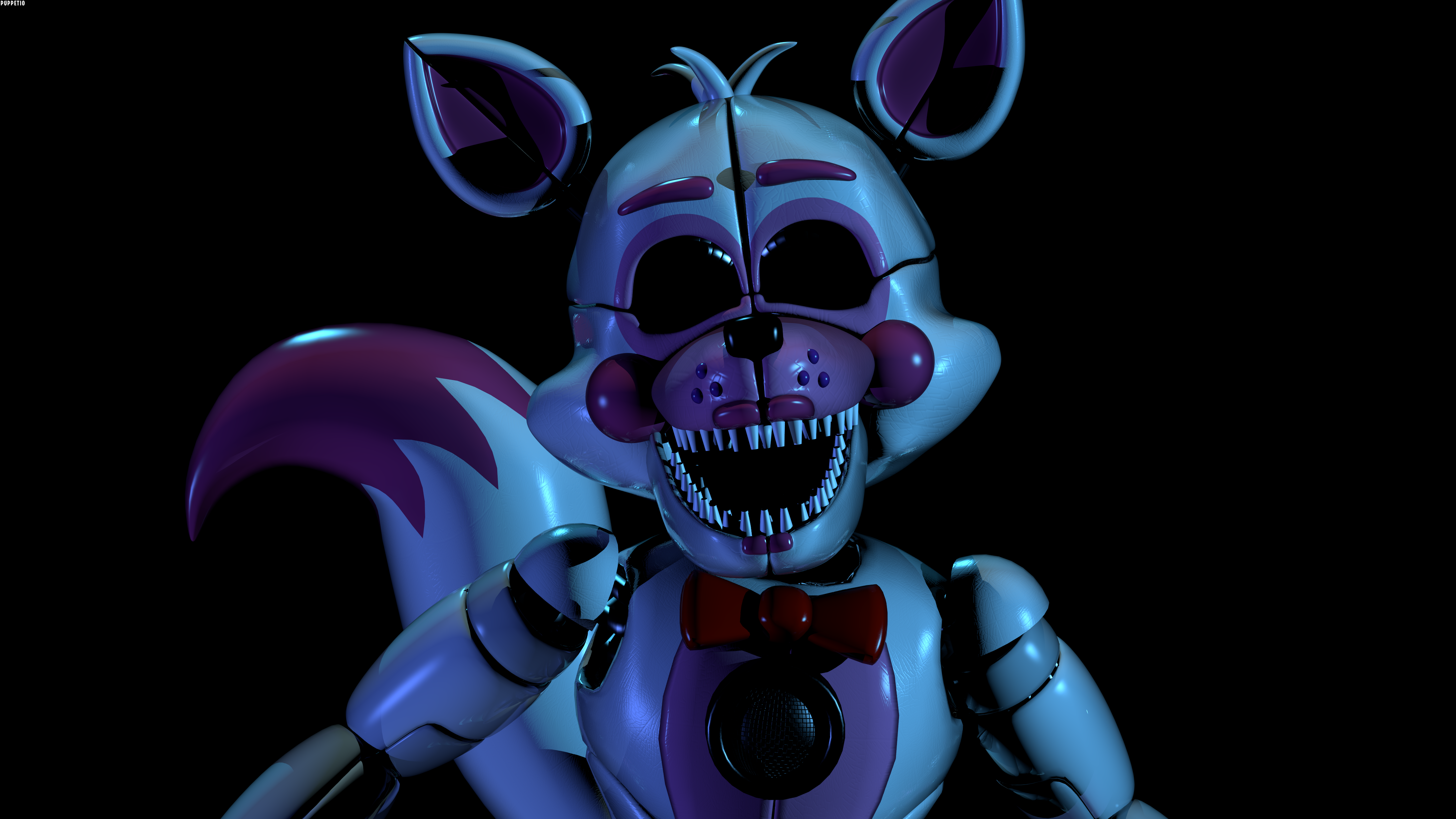 Fun Time Fox Random Funtime Foxy Render by Puppetio on DeviantArt