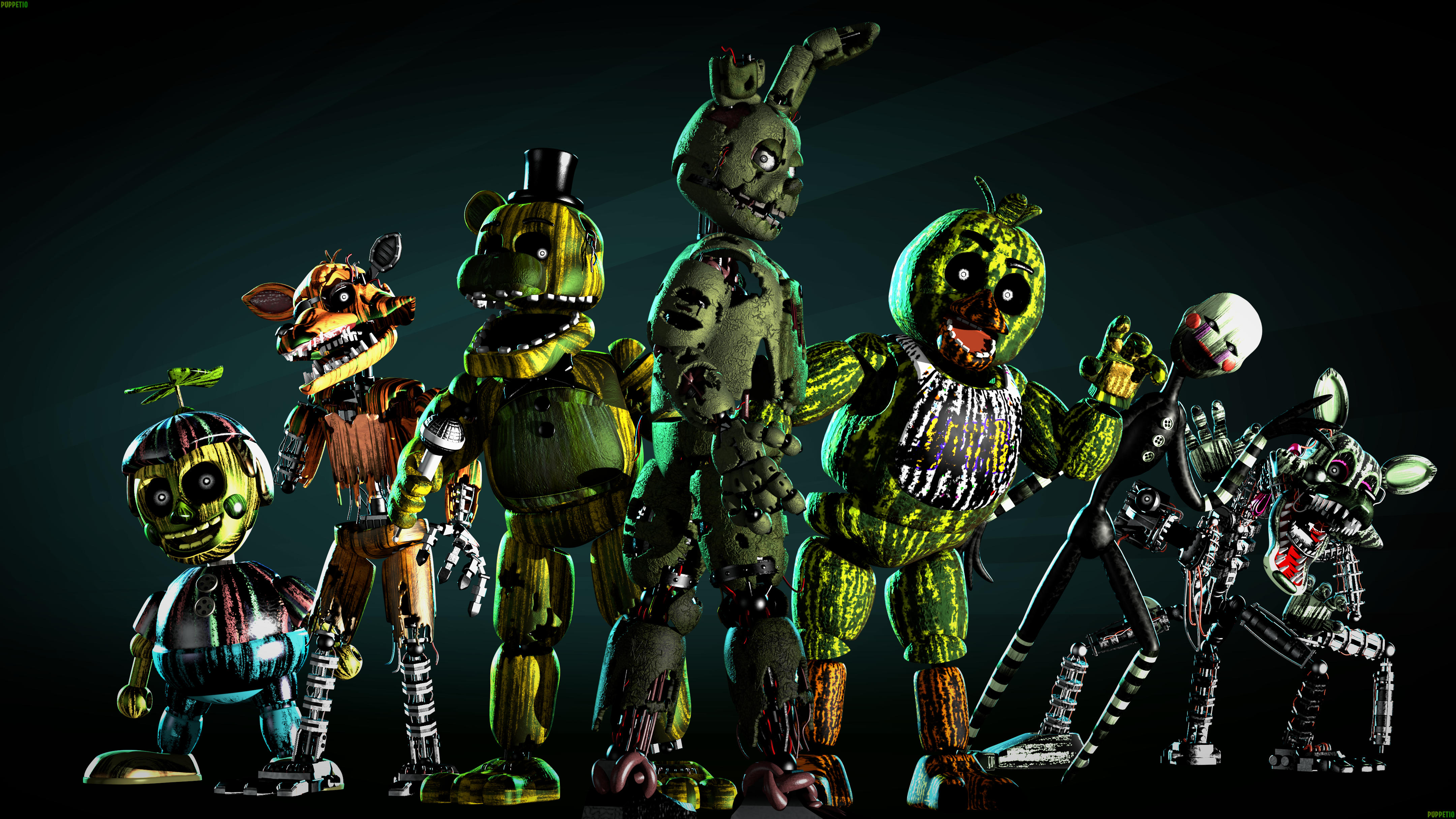 FNaF 3 - Phantom Madness by Puppetio on DeviantArt