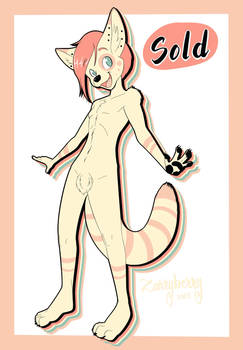 Adoptable 01 - Strawberry Fennec [SOLD]