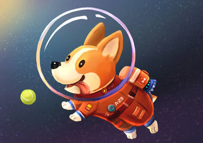 Astronaut Corgi