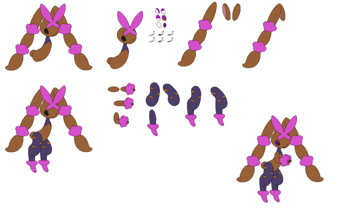 Lisa Mega Lopunny Form (Build) by Eliudelfachero on DeviantArt