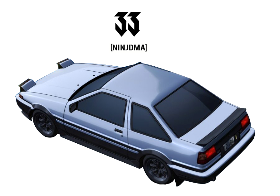 Initial D 86 Render by Ninjdma on DeviantArt