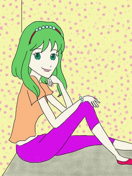 Gumi in her corner