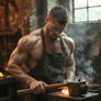 Blacksmith at work
