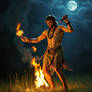 Shaman at work