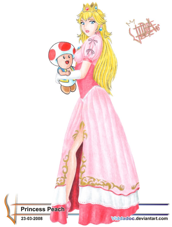 Princess Peach by Viddadoc on DeviantArt