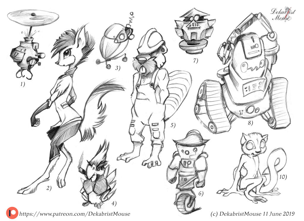 June sketch by DekabristMouse June sketch by DekabristMouse