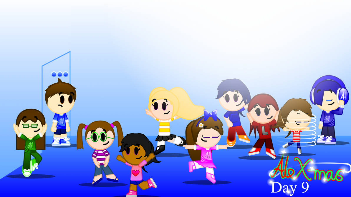 AleX-mas Day 9/12: 9 Girls Dancing? by AlexHfromScratch2 on DeviantArt