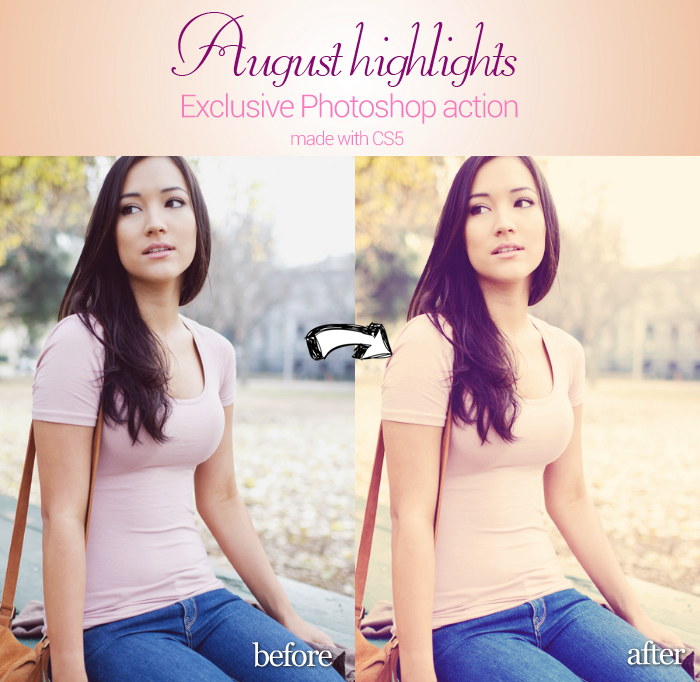 August Highlights Photoshop Action