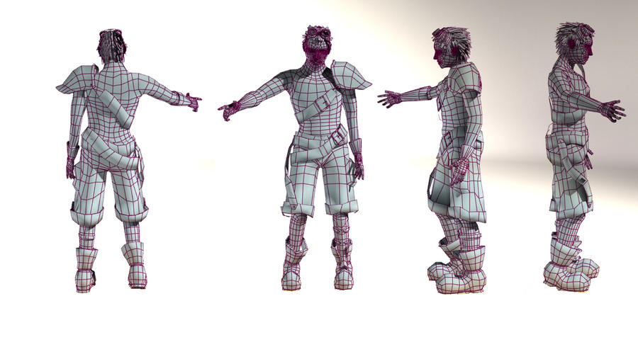 Character Using A Wire Character Wire by Tathewak on DeviantArt