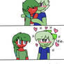 surprise kiss comic