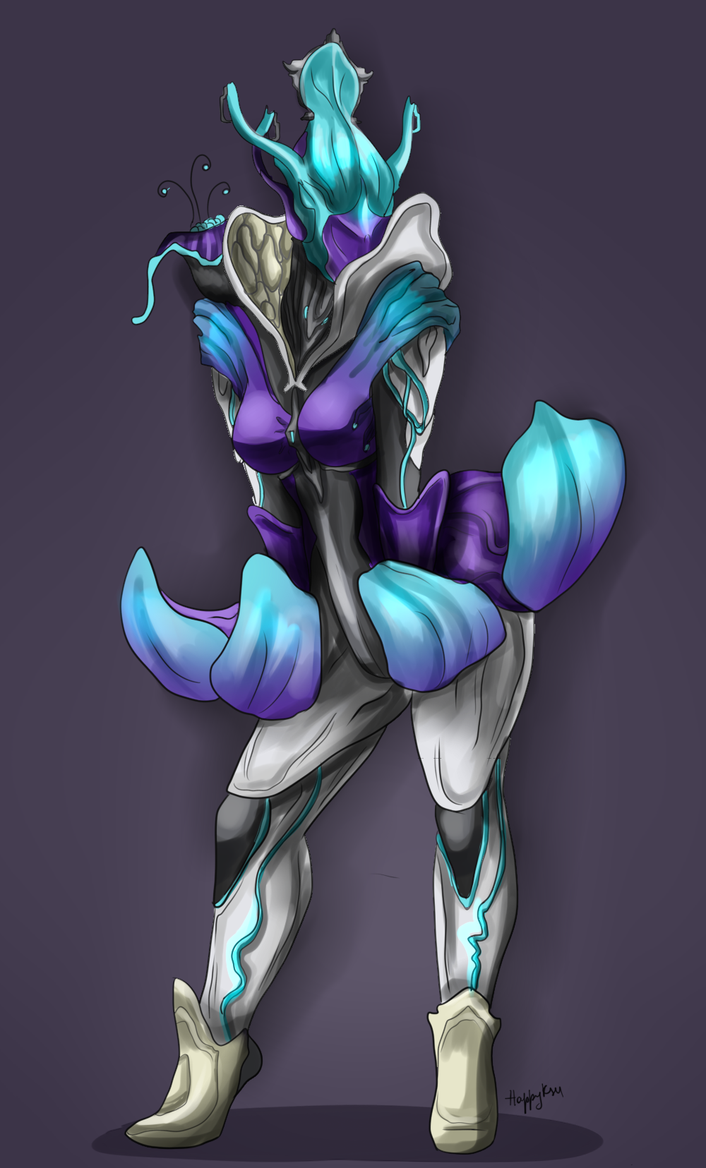 warframe fan art saryn