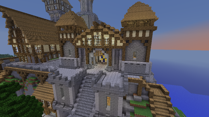 Medieval Minecraft City By Nosh0r On Deviantart