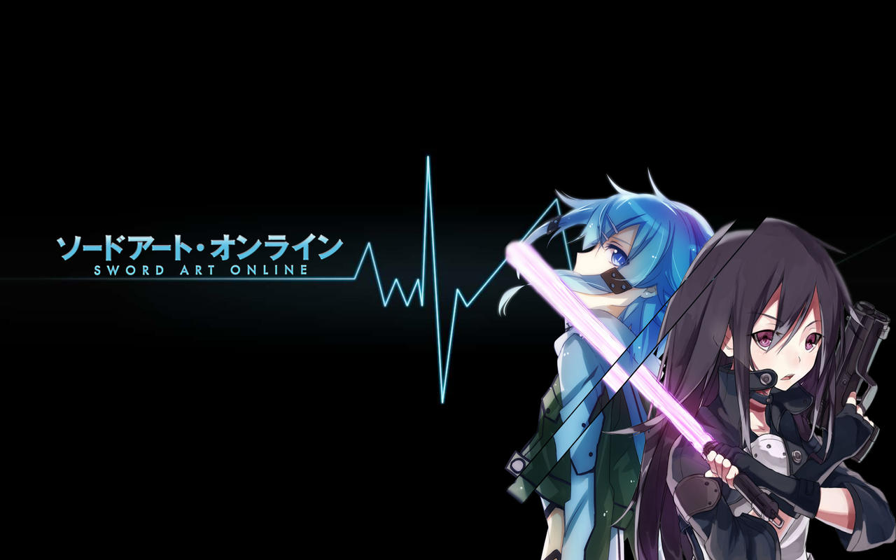 Sword Art Online 2 Sinon X Kirito Wallpaper By Azumatenshi On Sword Art Online 2 Sinon X Kirito Wallpaper By Azumatenshi On