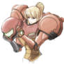 Samus taking it off