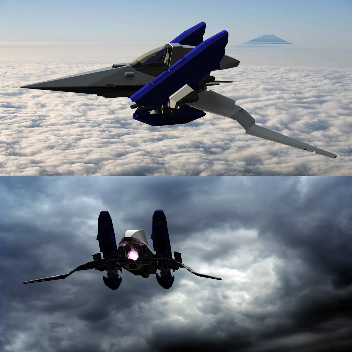 Arwing Rear View More Arwing renders by nejinoki on DeviantArt