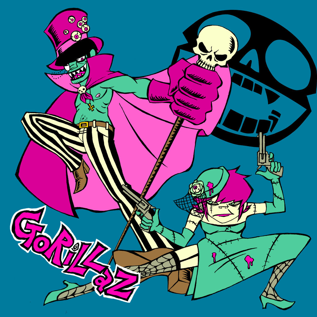 Halloween Gorillaz repaint
