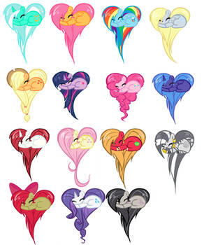 mlp fim hearts