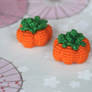 Kawaii Crocheted Amigurumi Harvest Pumpkin