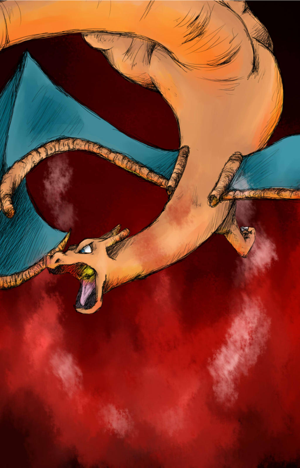 Charizard Raging Angry charizard by AyA124Seohyo on DeviantArt