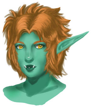 World of Warcraft: Female Troll Head