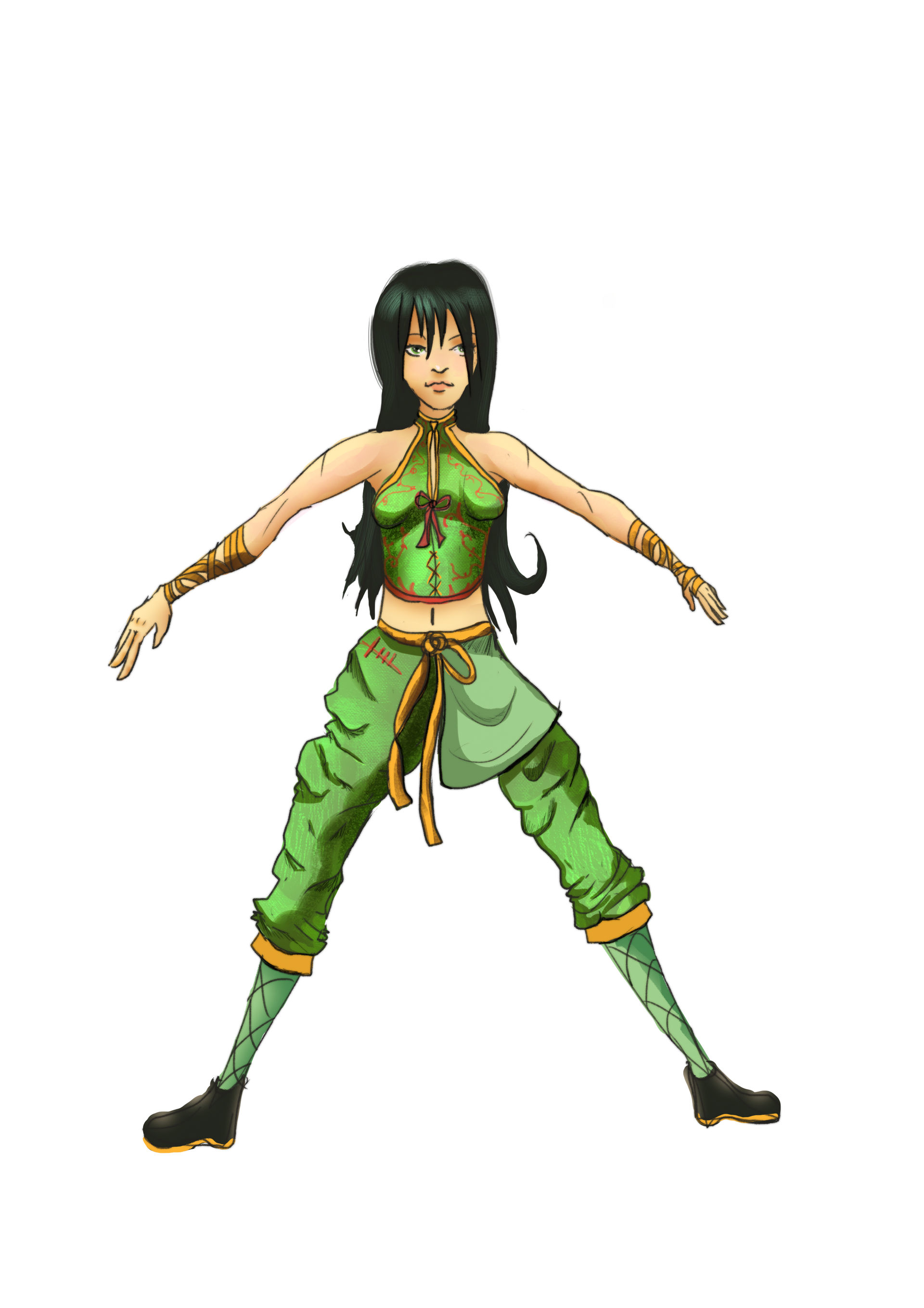 Jade outfit concept by Blurr3383 on DeviantArt