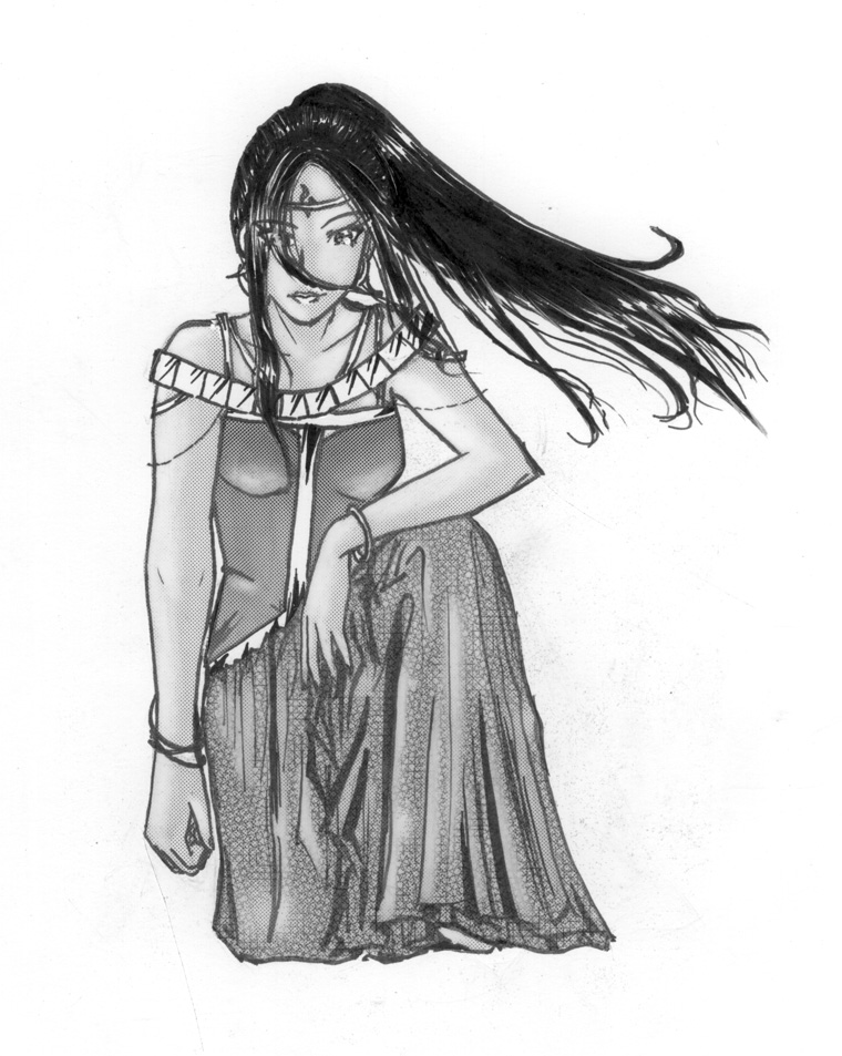 Desidera sitting by Sorairo
