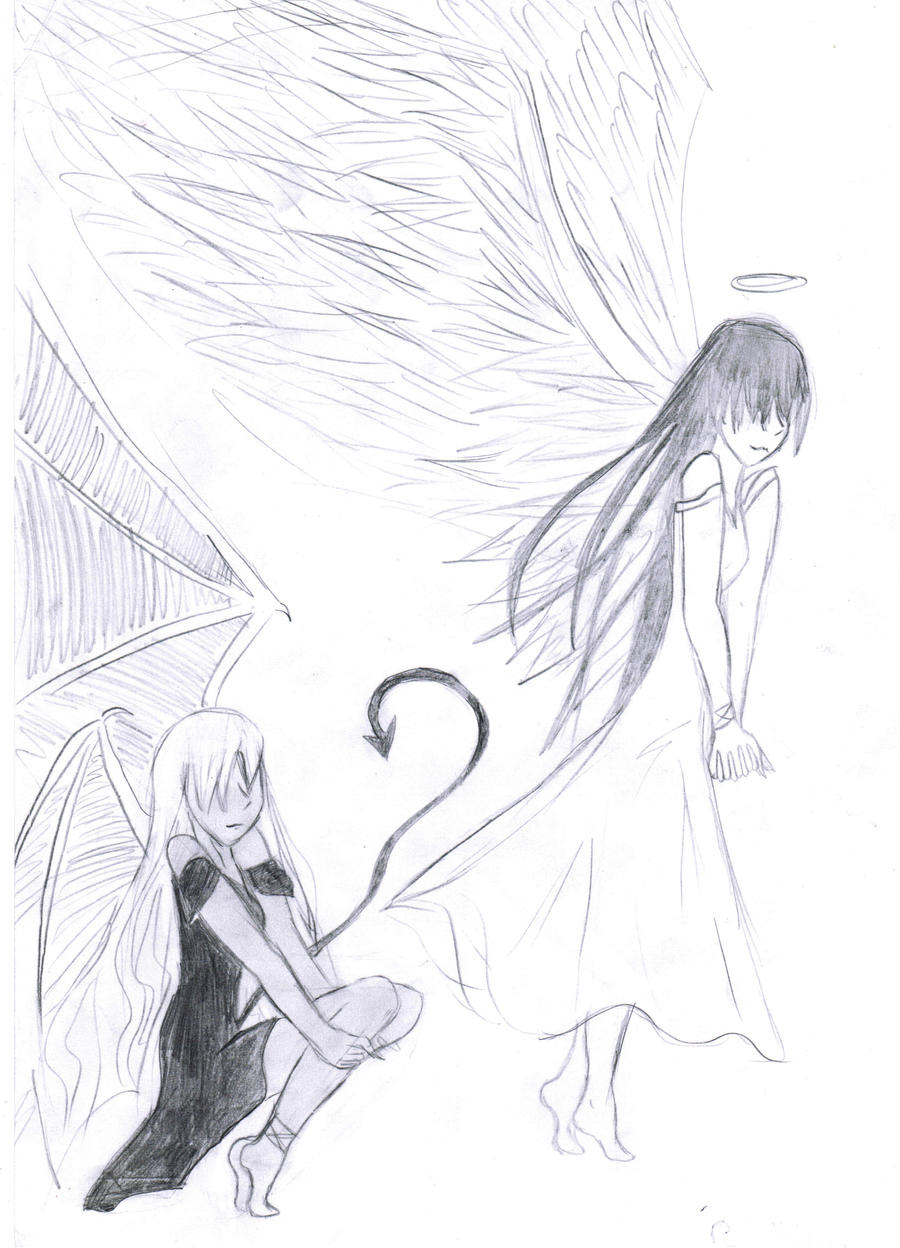 Ange Demon By Cristaz On Deviantart Ange Demon By Cristaz On Deviantart