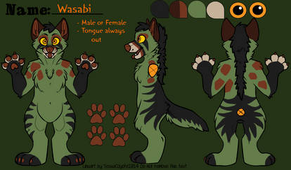 Wasabi the Hyena-Mutt