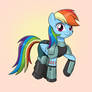 Rainbow Dash as Cara Dune