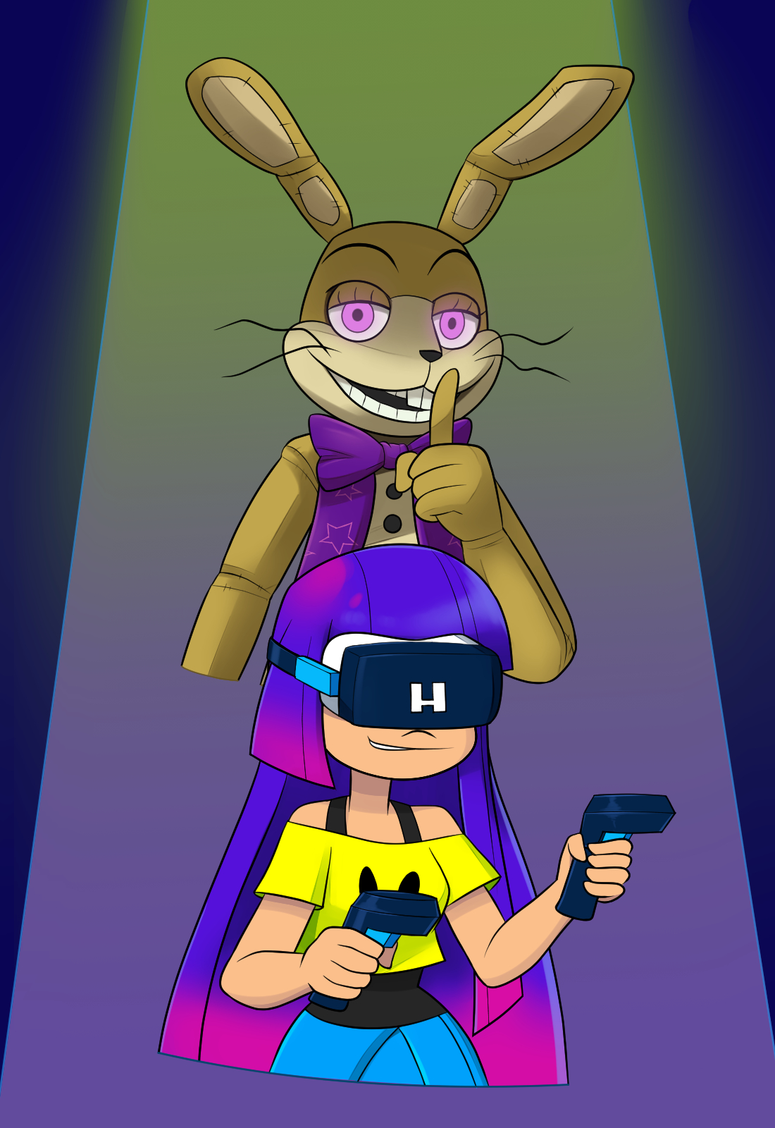 Glitchtrap (FNaF Humans) by MikaChanXx on DeviantArt