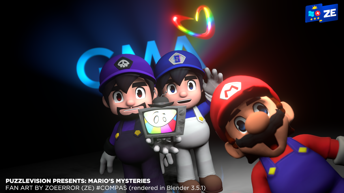 SMG4: Mario's Mysteries (PV) Fan Art by Windows7AeroAnimator on DeviantArt