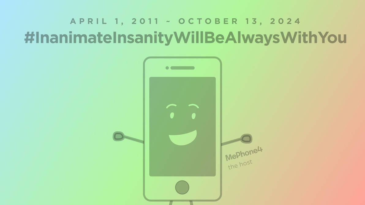 Thank You, Inanimate Insanity (2024) by Windows7AeroAnimator on DeviantArt