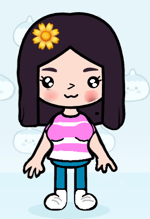 How to draw Toca Boca Girl Character