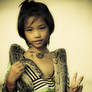 snake girl in Cambodia