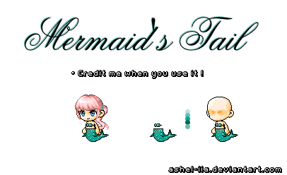 Maplestory 100% Custom Mermaid's Tail