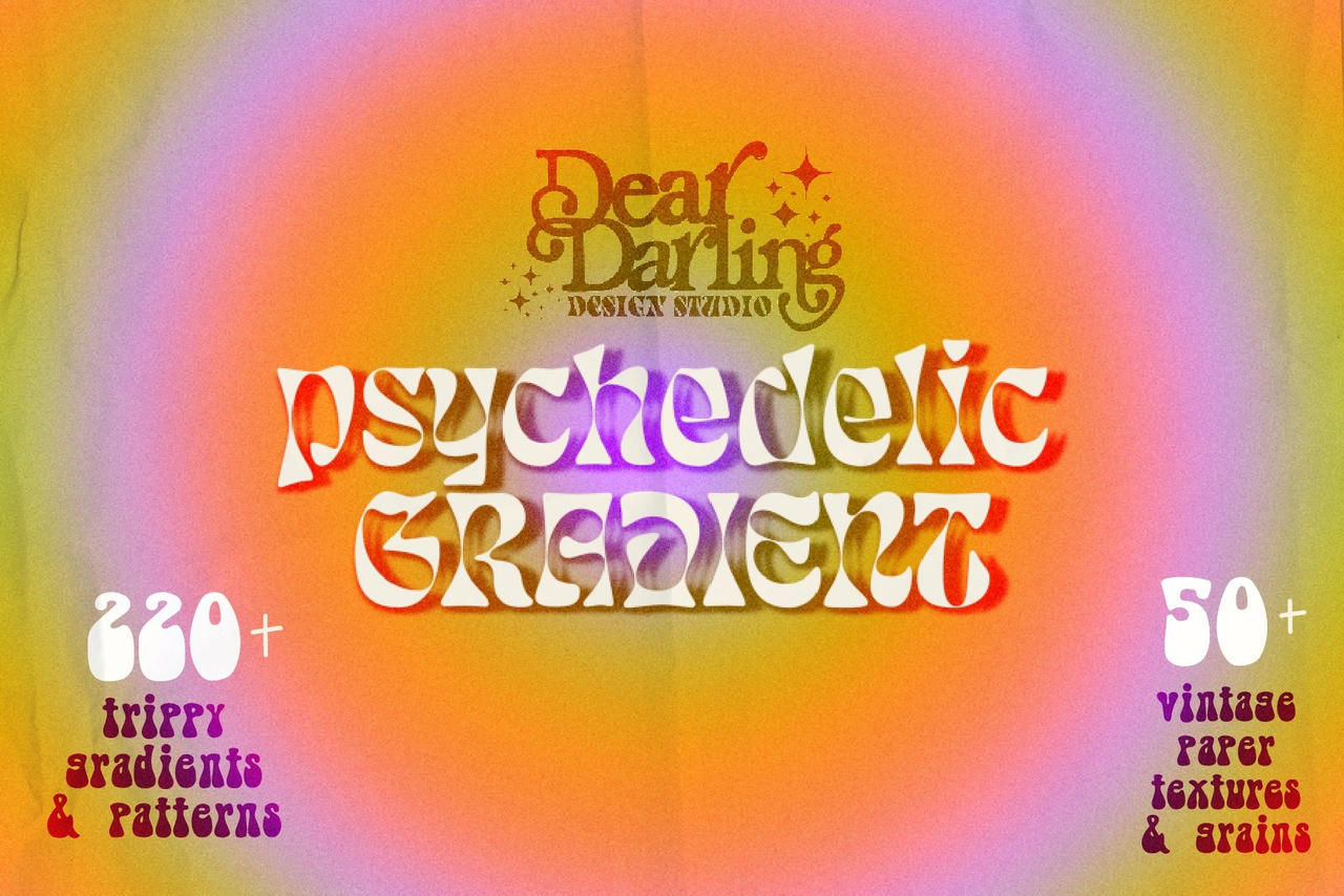 Psychedelic Gradient 70s design by esifoqefi on DeviantArt