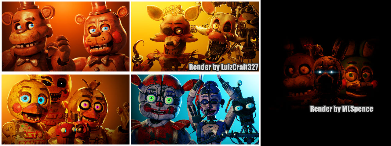 Dedicated FNAF 1 map to all blender 2.8 and 2.9 blenders Gifts for
