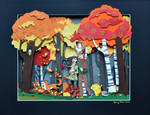 Flora and Fauna Framed by Pen-umbra