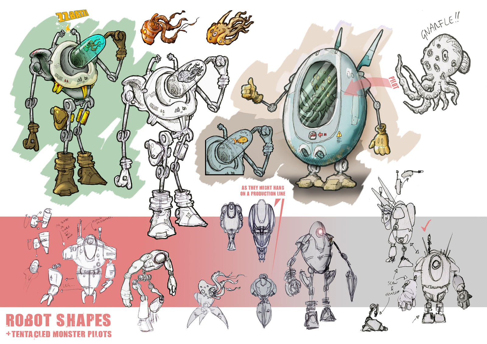 Robot Shapes by hesir on DeviantArt