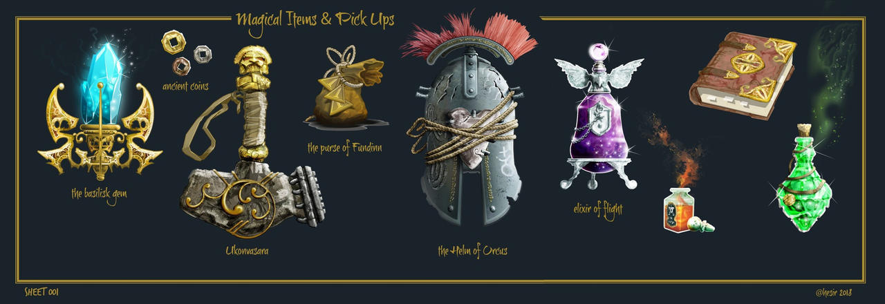 Magical Objects by hesir on DeviantArt