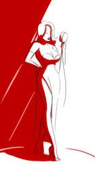 Jessica Rabbit Sketch