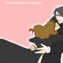 Severus and Hermione Wallpaper