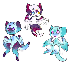 {Adopt} Kuwiles - Breeding Batch 1 (3/3 open) by LemonVeGhost