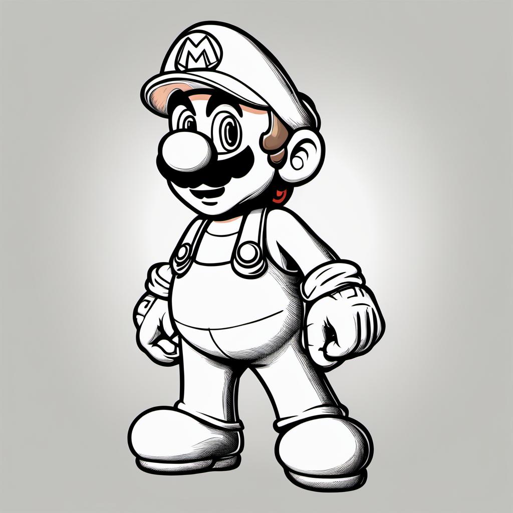 Mario Body Texture Mario ,full Body, No Background Comics Style Only by hbxxxxx on DeviantArt